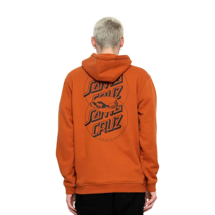 Yoga Friendly Santa Cruz Felpa con cappuccio da uomo Venn Dot Hood bronzo