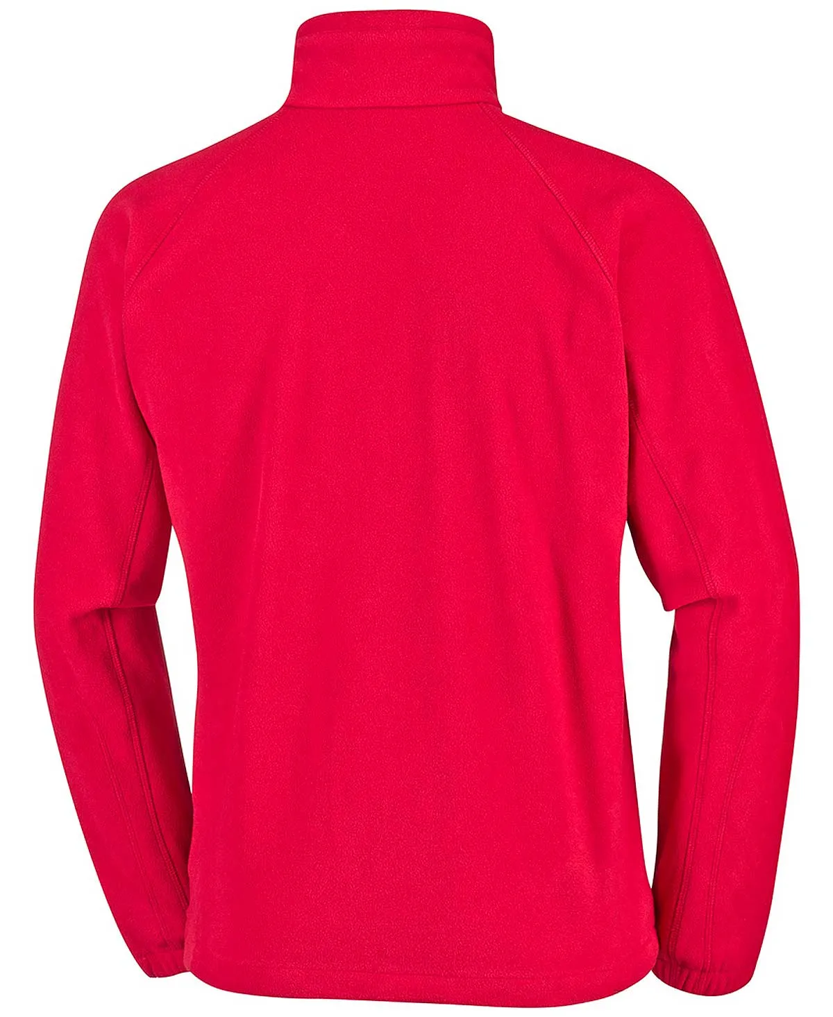 Pocket Lining Columbia Men Red Fast Trek II Full Zip Fleece