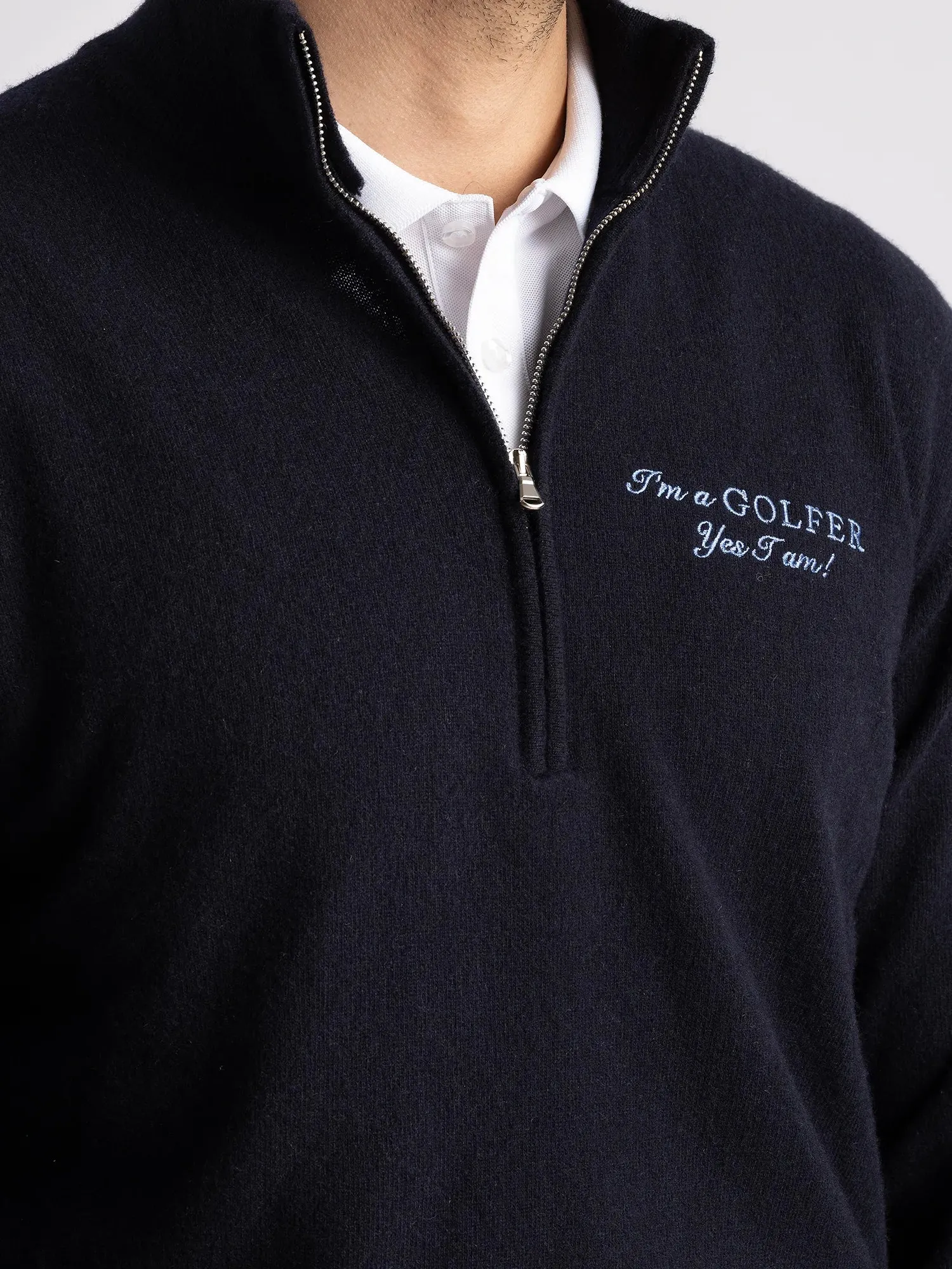 Easy Layering Gordon IGY2 1/2 Zip Menswear Navy