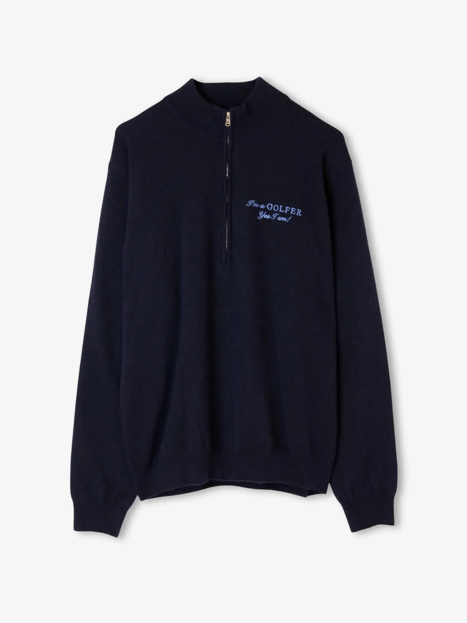 Warm Gordon IGY2 1/2 Zip Menswear Navy
