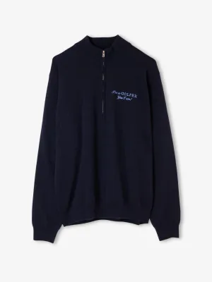 Warm Gordon IGY2 1/2 Zip Menswear Navy
