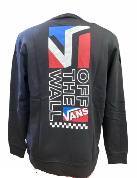 Vans felpa da uomo girocollo MN Dimension Crew VN0A4RQ8BLK nero Fashionable