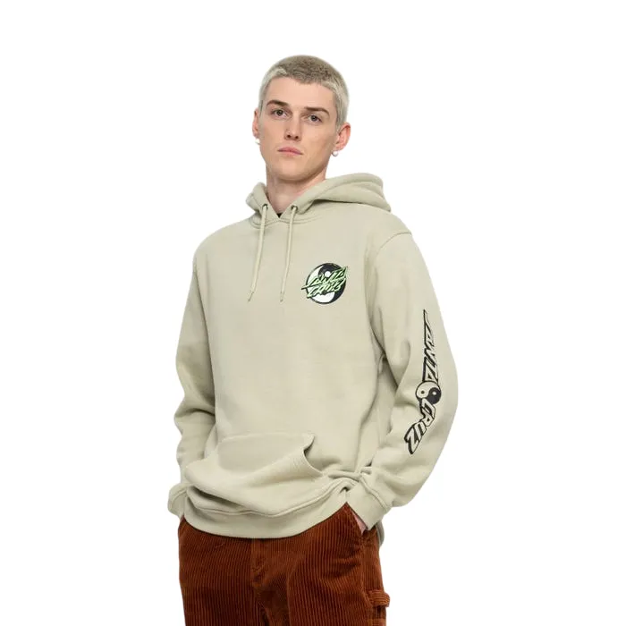 Timeless Style Santa Cruz Felpa con cappuccio da uomo Yin Yang Dot Hood nickel