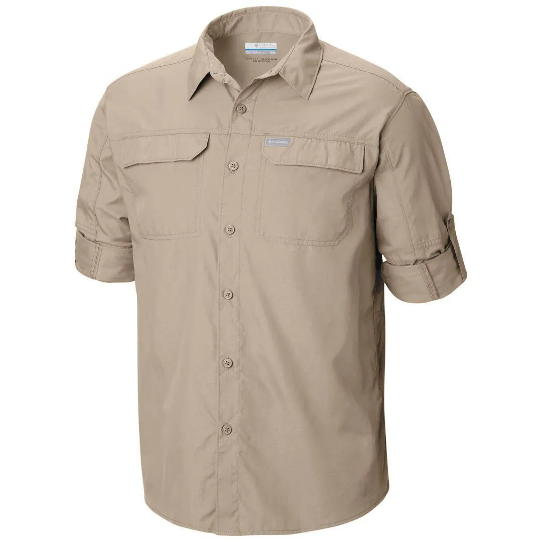 Columbia Men Brown Silver Ridge 2.0 Long Sleeve Shirt (Sun Protection) World Edge