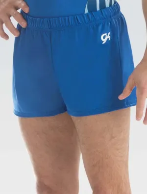 Men's Nylon/Spandex Gymnastics Shorts Royal Versatile Wear