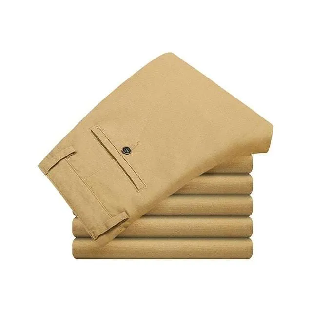 Strong Soul Fairy Core Men's Cotton Casual Pants  Stretch Male Trouser Long Straight Pants
