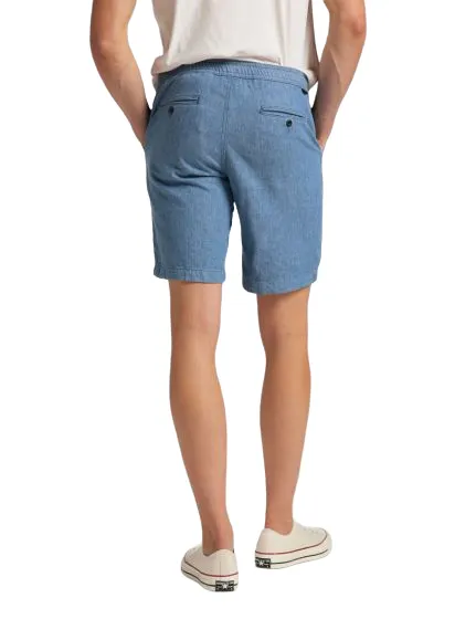 Lee Bermuna da uomo in jeans leggero Short Drawstring Rinse L73UNB36 azzurro chiaro retail industry