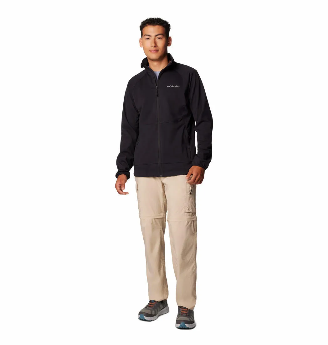 Holiday Ready Columbia Men Black Outdoor Tracks Full Zip II