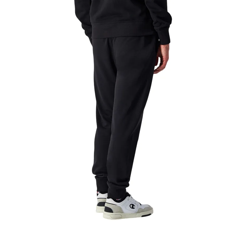 Mobility Leggings Champion pantalone sportivo da uomo  con polsino a coste alla caviglia Jogger slim fit 220733-KK001 nero