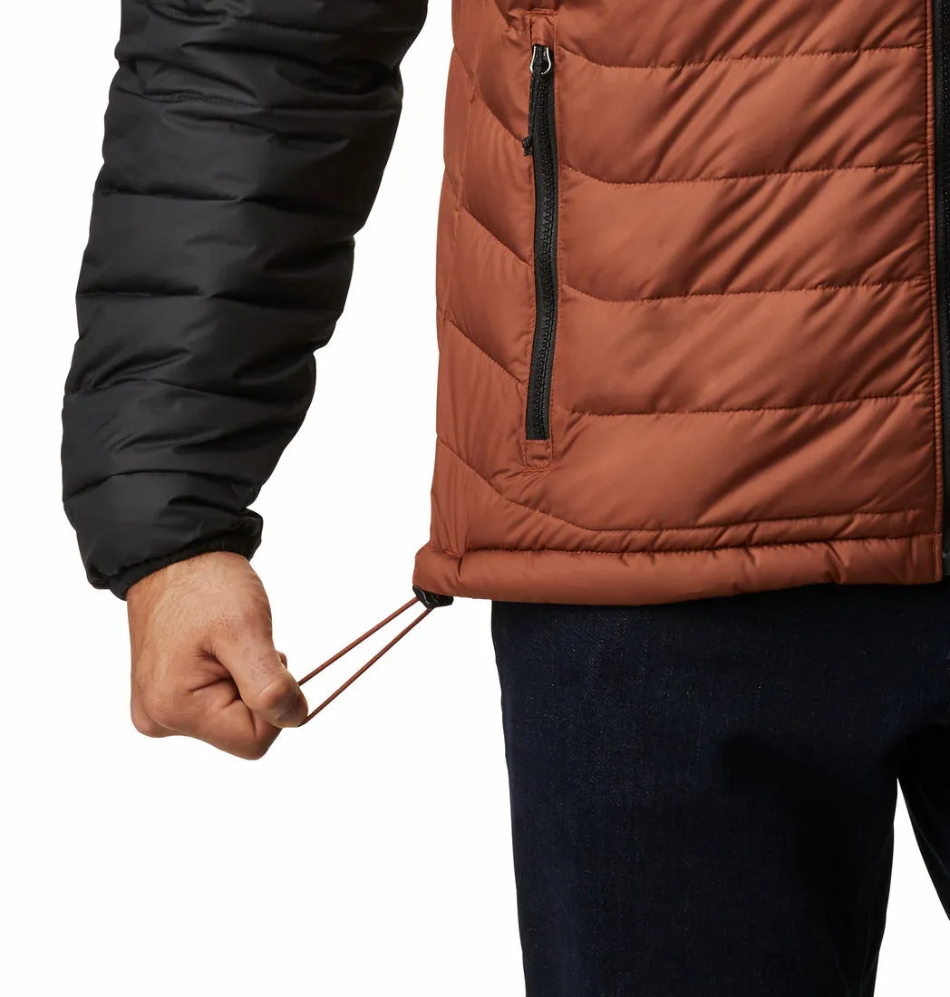 Lipstick Columbia Men Brown Powder Lite Hooded Jacket