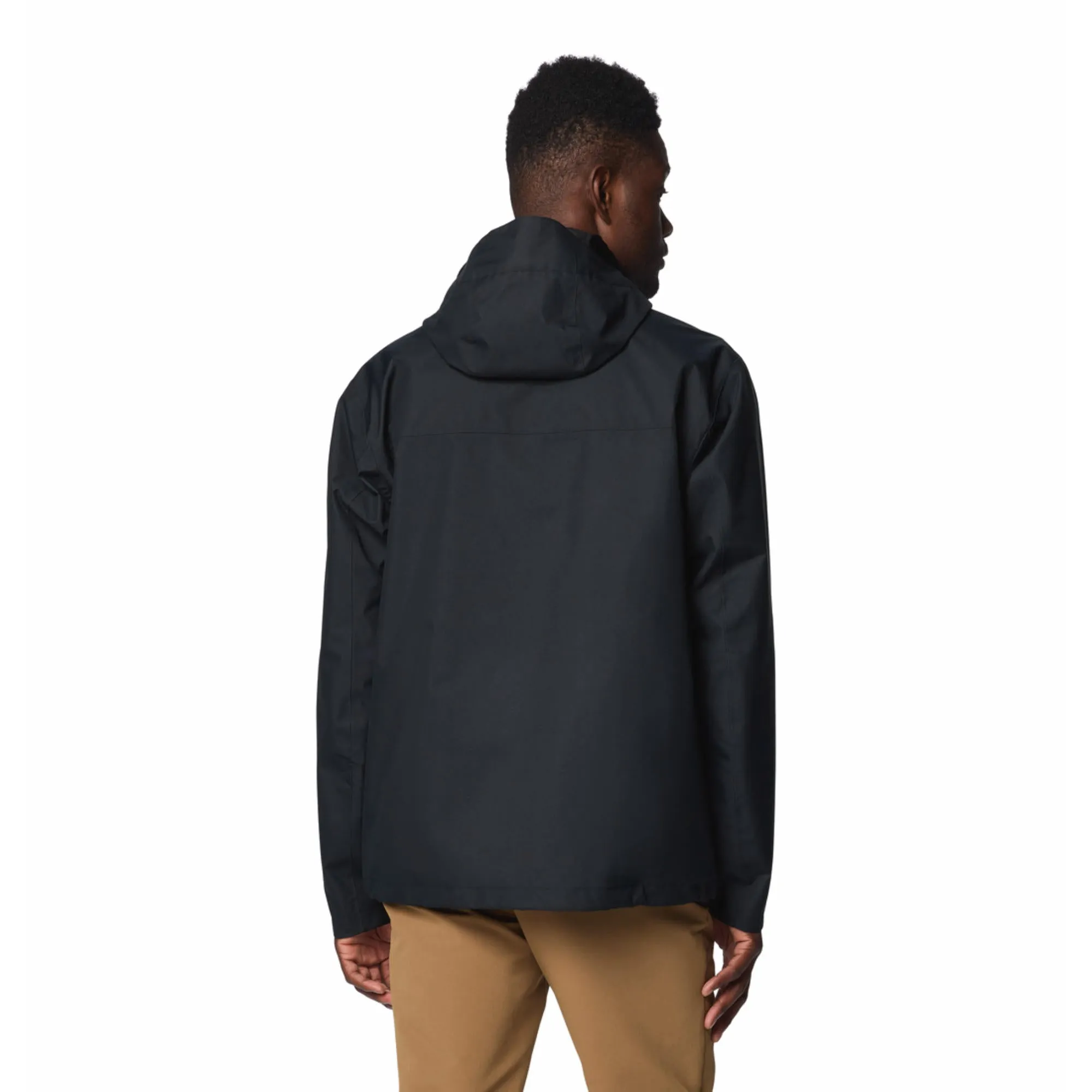 Columbia Men Black Hikebound II Jacket Waterproof Quilted Lining