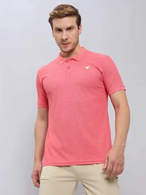Timeless Wear Men Solid Slim Fit Polo T-shirt with MATPIQ