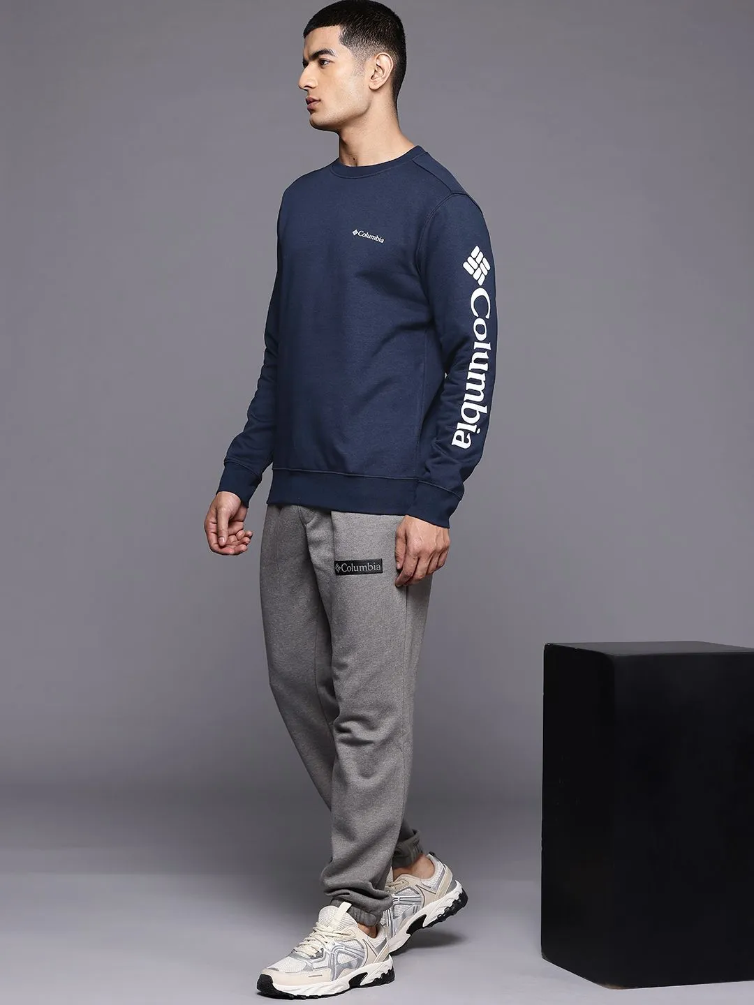City Explorer Columbia Men Blue Beaumount Crew