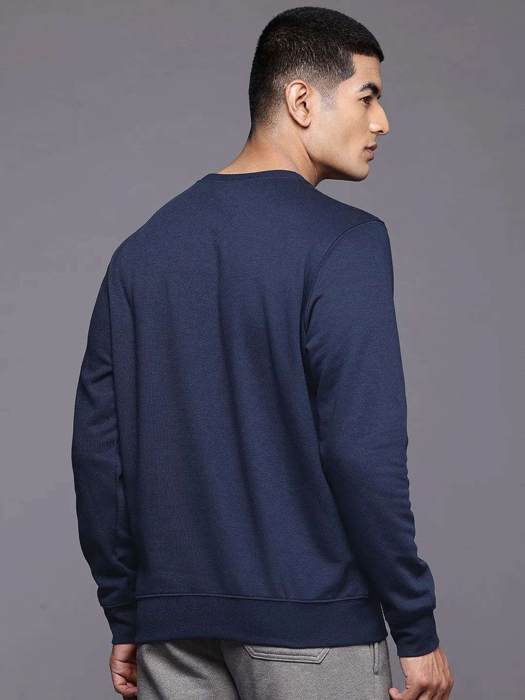 Columbia Men Blue Beaumount Crew College Wear Commuter Fit