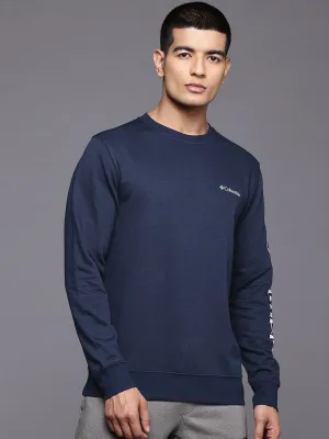 Neutral Gear Loop Back Construction Columbia Men Blue Beaumount Crew