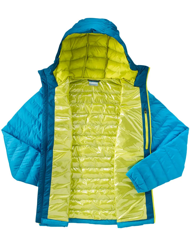Sophisticated Cool Weather Layer Columbia Men Blue Powder Lite Hooded Jacket