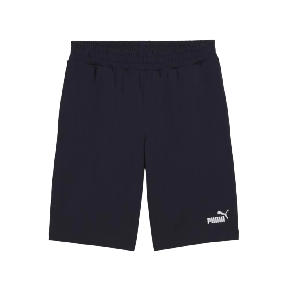 Layered Ventilation System Puma Pantaloncino Uomo 682600-16 Blu Cotone Jersey Logo Ricamato
