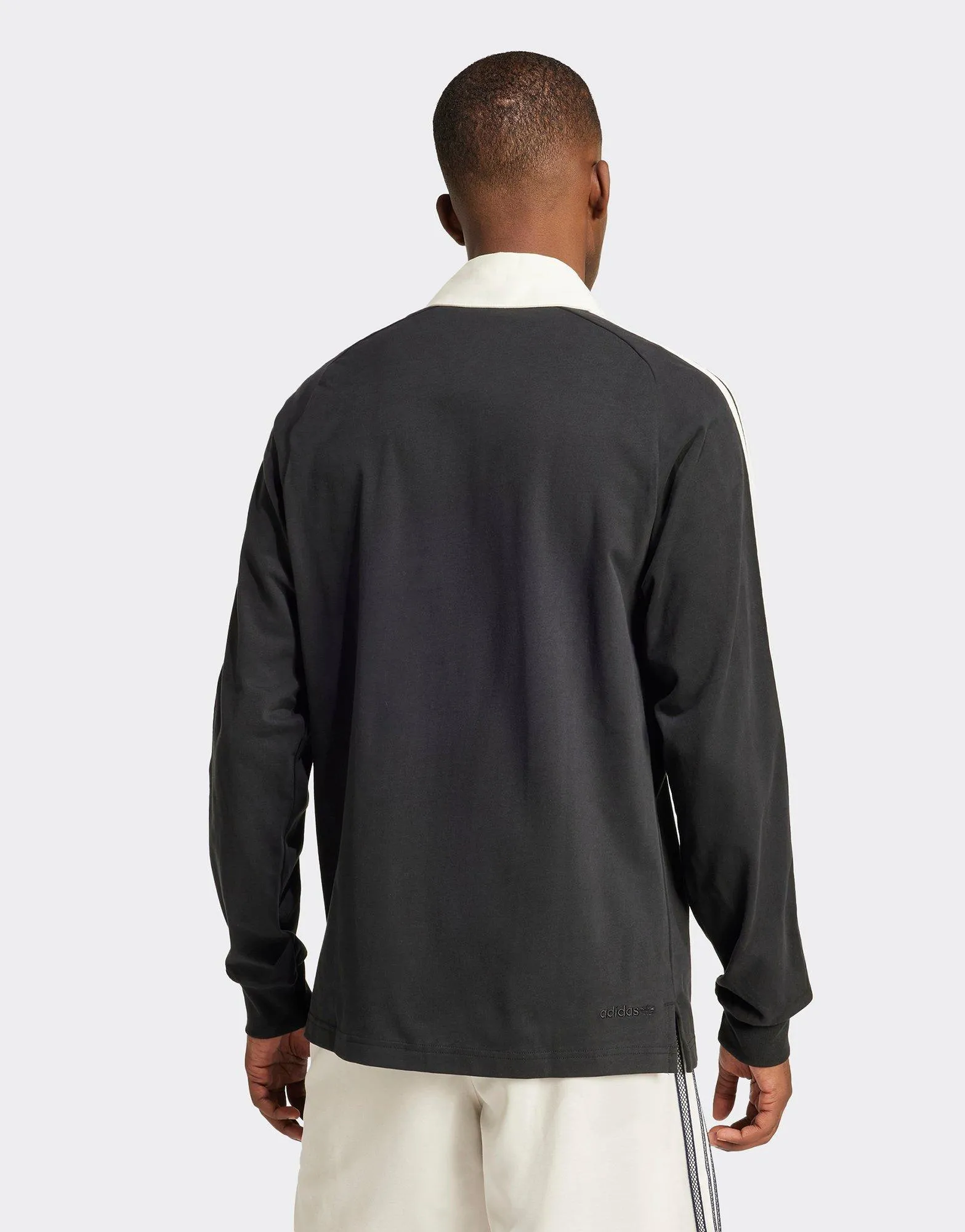 Taped Neckline Ergonomic Cut Rugby Polo Shirt