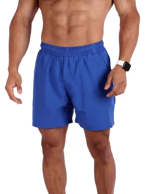 Ergonomic Cut Formal Tone AQUA Sports Swim Shorts - Royal Blue