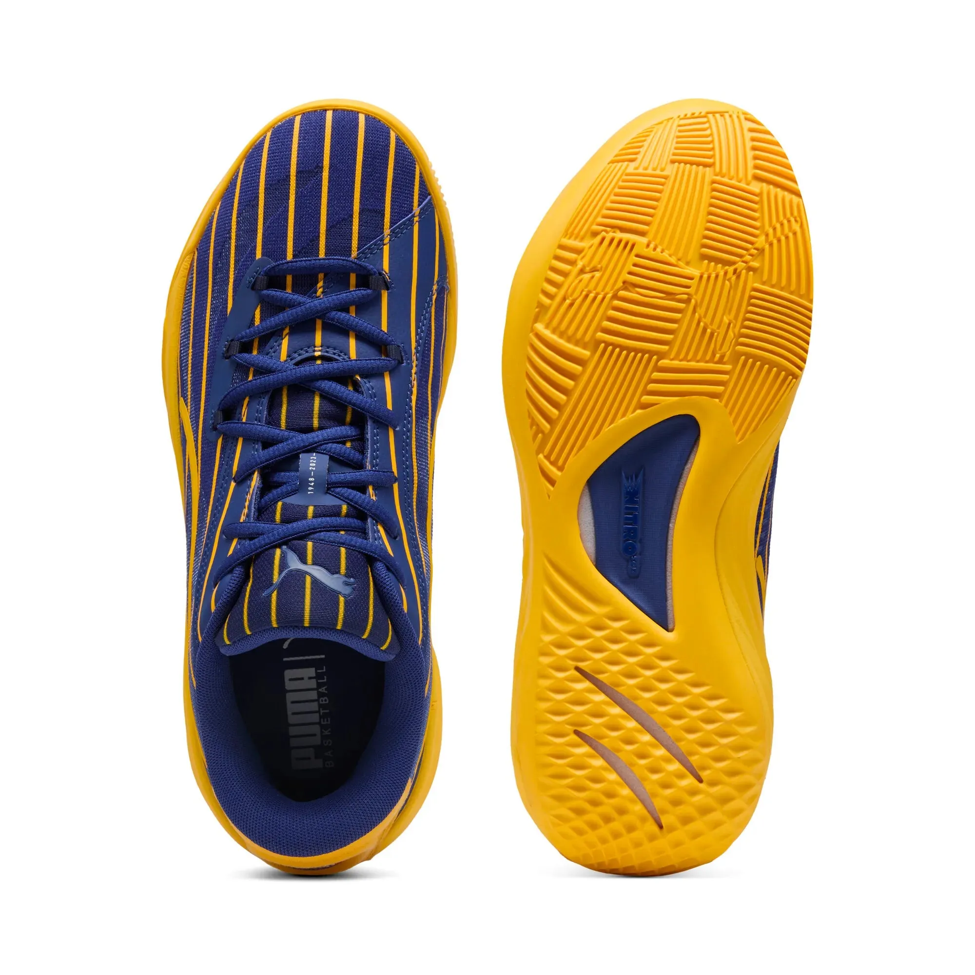 Quick Cut Shoes Foot Balance Zone PUMA Tyrese Haliburton All-Pro NITRO? Pinstripes