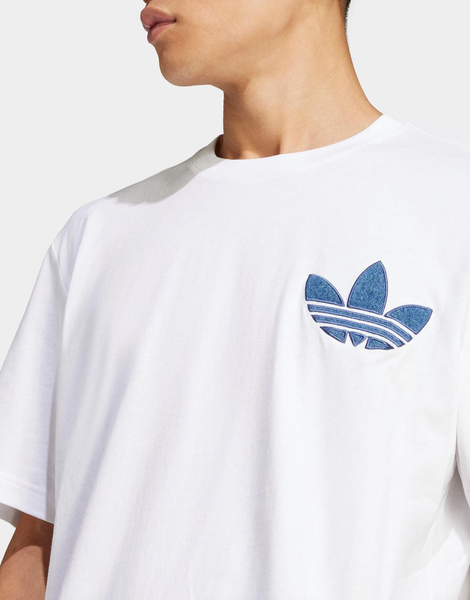 Denim Trefoil T-Shirt Personalized Versatile Design
