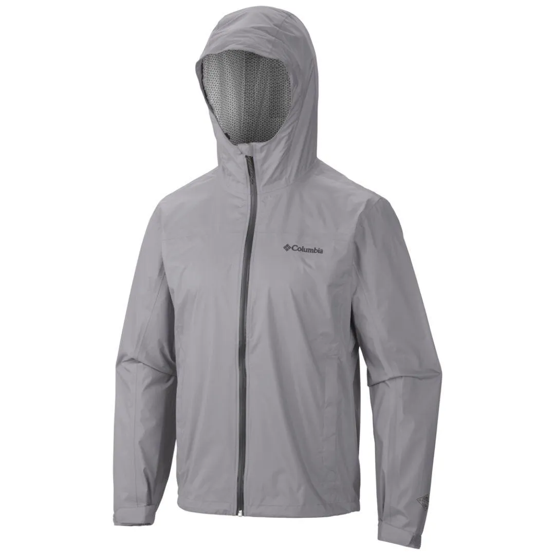 High - end Dream Columbia Men Grey EvaPOURation Jacket Waterproof