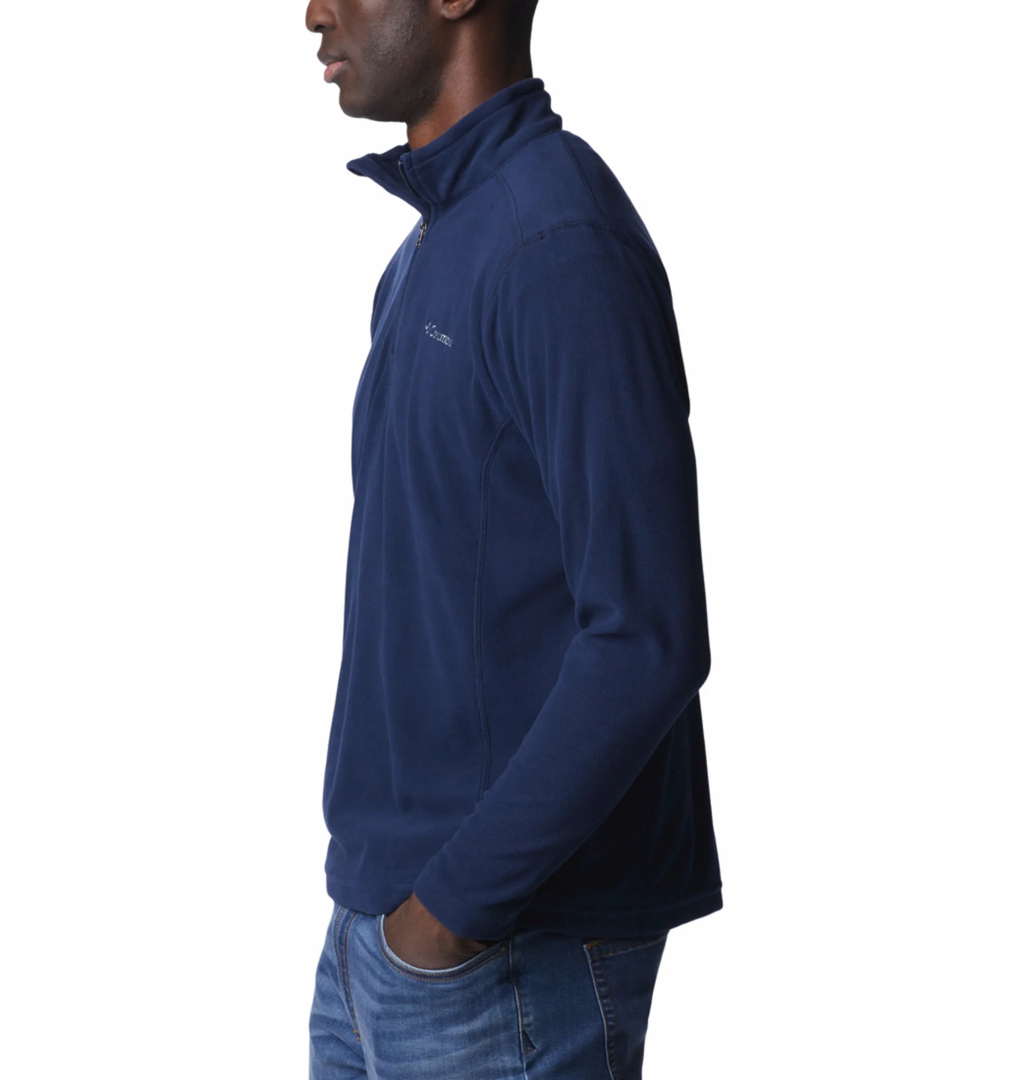 Columbia Men Navy Blue Klamath Range II Pullover Warm Base