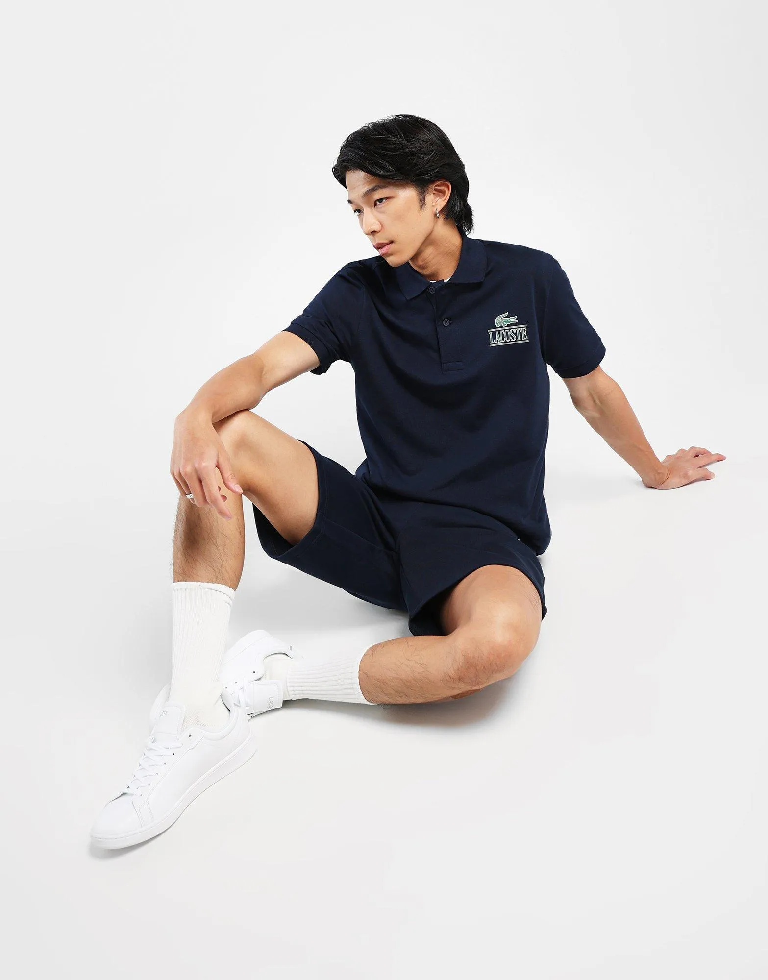 Active Comfort Style Signature Print Piqu?? Polo Shirt
