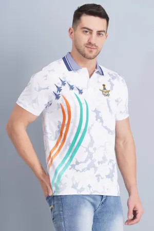 Lightweight Feel Minimalist Wear Men's AF Logo Polo T Shirt White