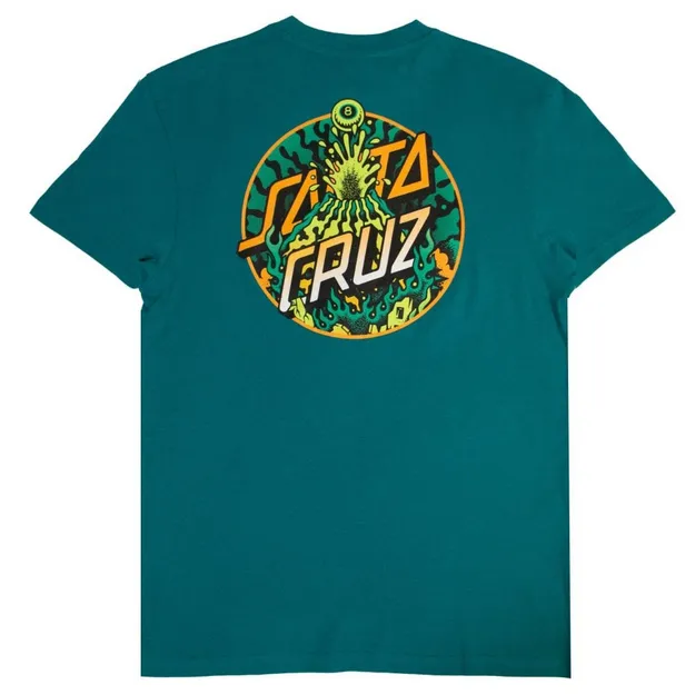 Affordable Fashion Chilly Layer Santa Cruz T-shirt manica corta Winkowsk Volcano Dot SCA-TEE-8818 verdigris