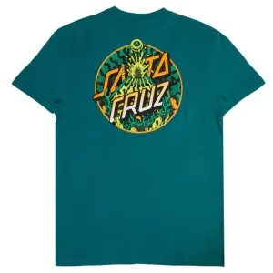 Affordable Fashion Chilly Layer Santa Cruz T-shirt manica corta Winkowsk Volcano Dot SCA-TEE-8818 verdigris