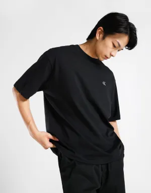Archive Logo Crew Neck T-Shirt Microfiber Blend All Day Flex