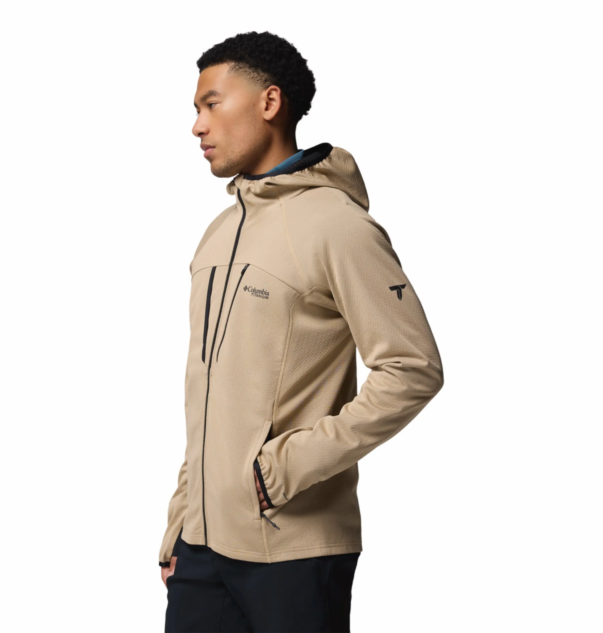 Lounge Moments Bonded Collar Columbia Men Brown OmniHeat Arctic Bonded Fleece Jacket
