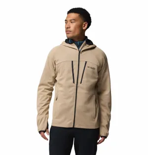 Columbia Men Brown OmniHeat Arctic Bonded Fleece Jacket Flexible Motion