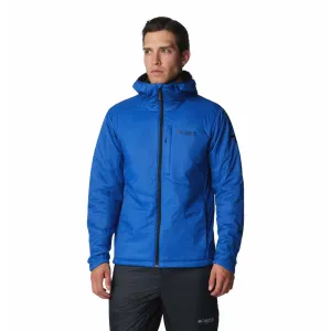 Waterproof Fabric Multi Pocket Columbia Men Blue Silver Leaf Stretch Insulated II Jacket