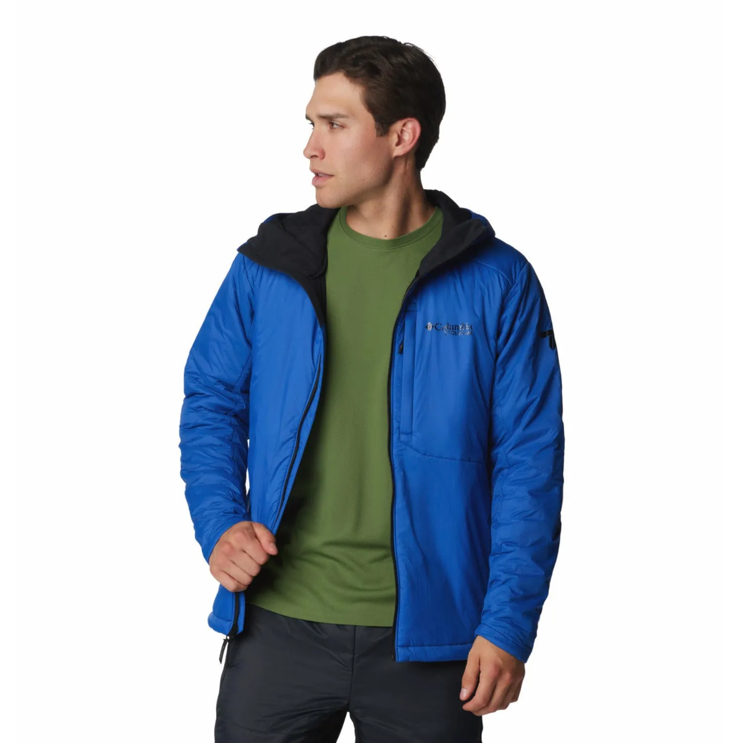 pilots Columbia Men Blue Silver Leaf Stretch Insulated II Jacket