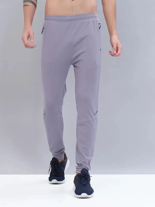Comfort Performance Men Solid Slim Fit Trackpants with TECHNO DRY