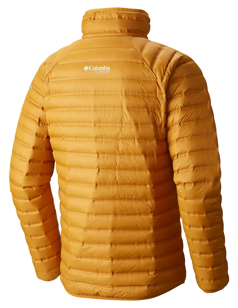 Columbia Men Yellow Compactor Jacket Multi Pocket Design Sports Jacket