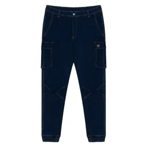 Clean Lines Popular Style Dolly Noire Pantalone Denim Cargo Long pa903-pd-01 blu