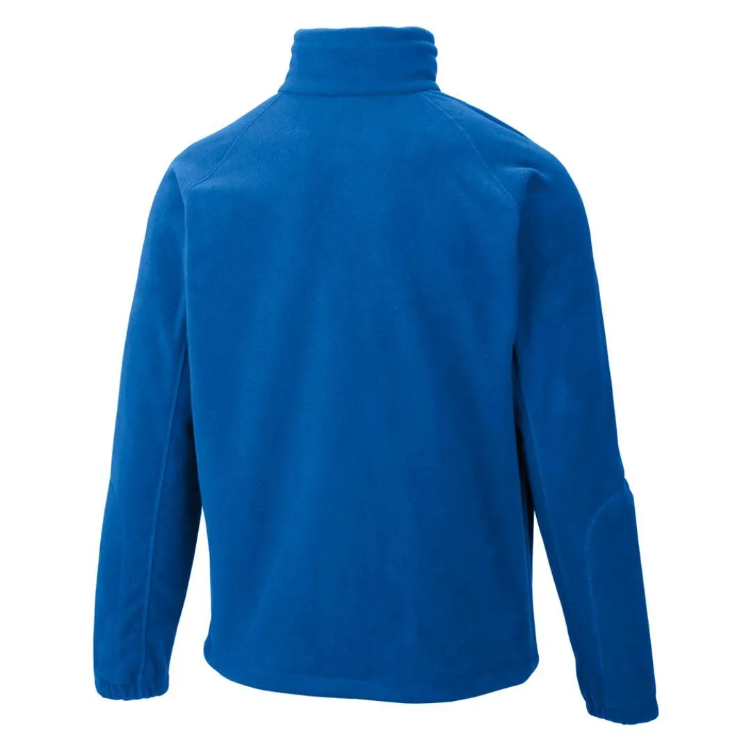 Columbia Men Blue Fast Trek II Full Zip Fleece Daily Comfort Comfy Layers