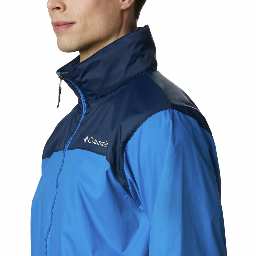 Columbia Men Blue Glennaker Lake Rain Jacket Sophisticated Infrastructure