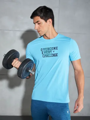 Conscious Core Men Printed Slim Fit Round Neck T-shirt with COTFLEX
