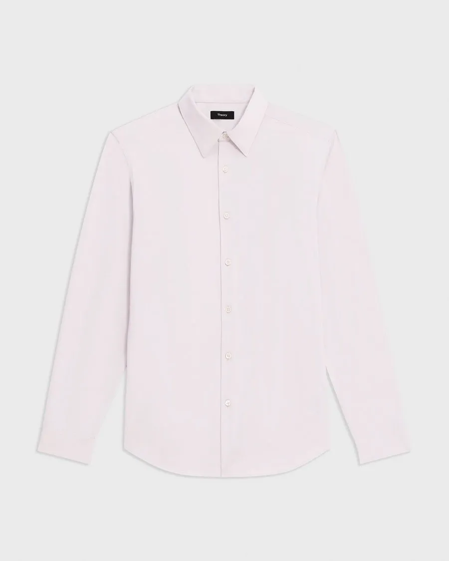Theory Sylvian Structure Knit Shirt - Dogwood Polish Tone WaterRepellent Finish