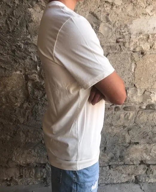 Casual Flex Design Arbor maglietta manica corta da uomo Badlands Tee bianco