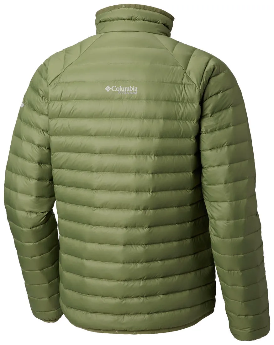 Soft inner layer Columbia Men Green Alpha Trail Down Jacket