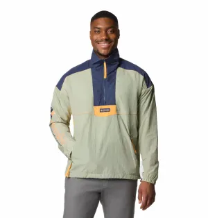 Columbia Men Green Riptide II Retro Windbreaker Anorak Defy Adventure Fit
