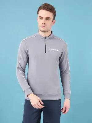 Men Solid Slim Fit Mock Neck Jacket with ELASTO PLUS Breathable fabric