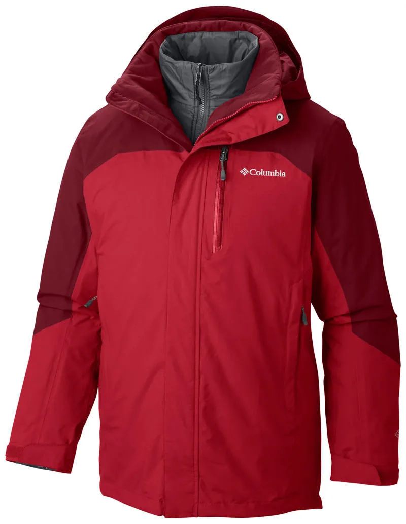 Columbia Men Red Lhotse II Interchange Jacket Compact Fit