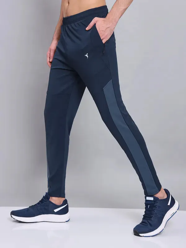 Gym Shorts Men Colorblock Slim Fit Trackpants with TECHNO DRY