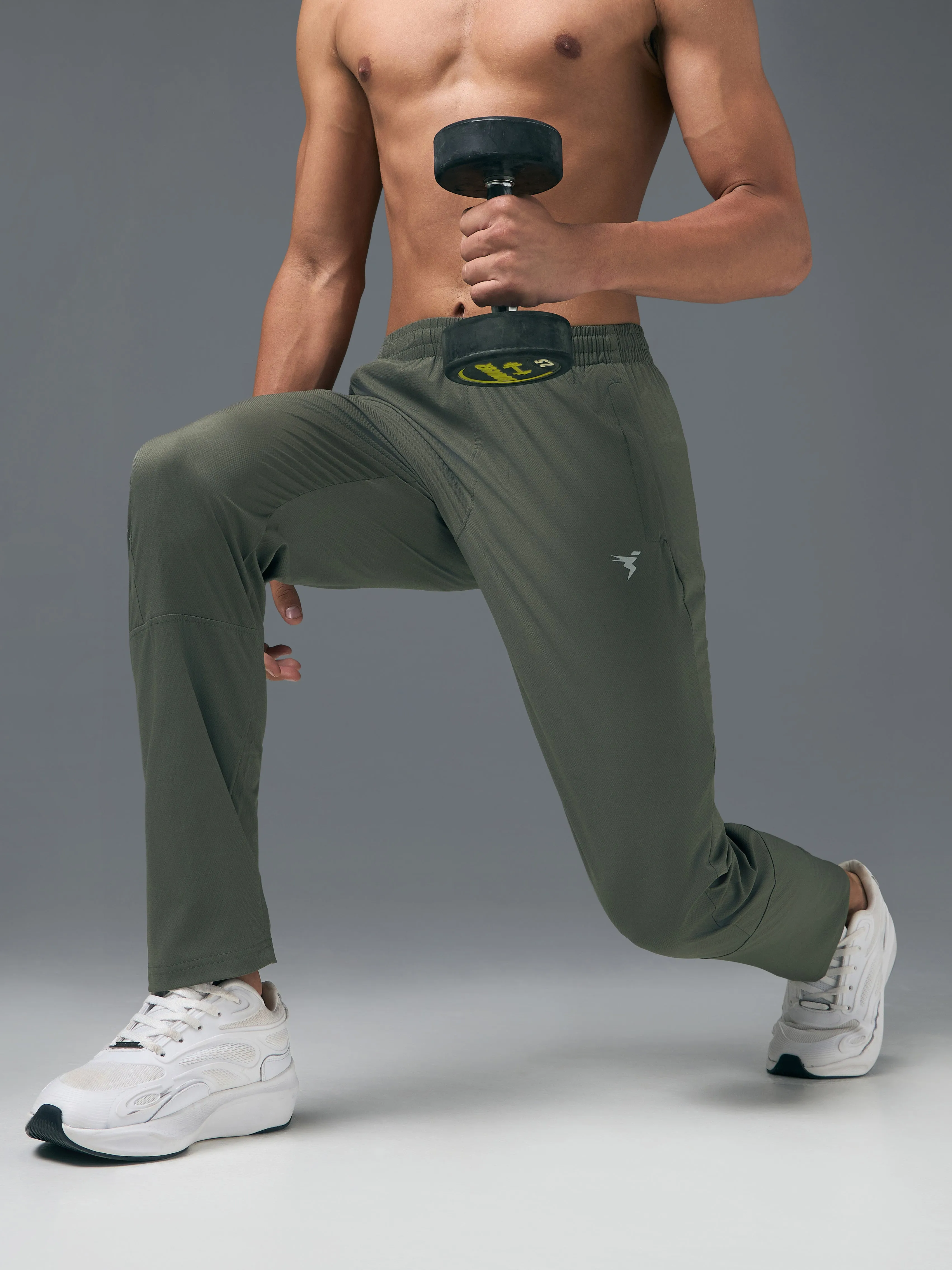 Perfect Fit Eco Friendly Recycled Material Men Solid Slim Fit Sports Trackpants with TS LYTRA